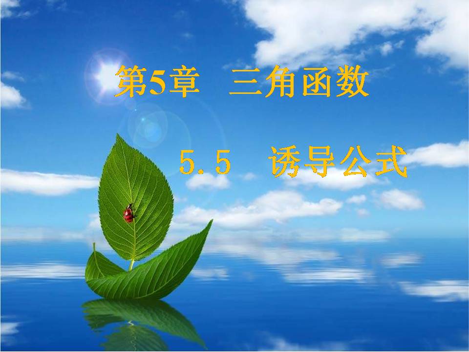 《誘導(dǎo)公式》